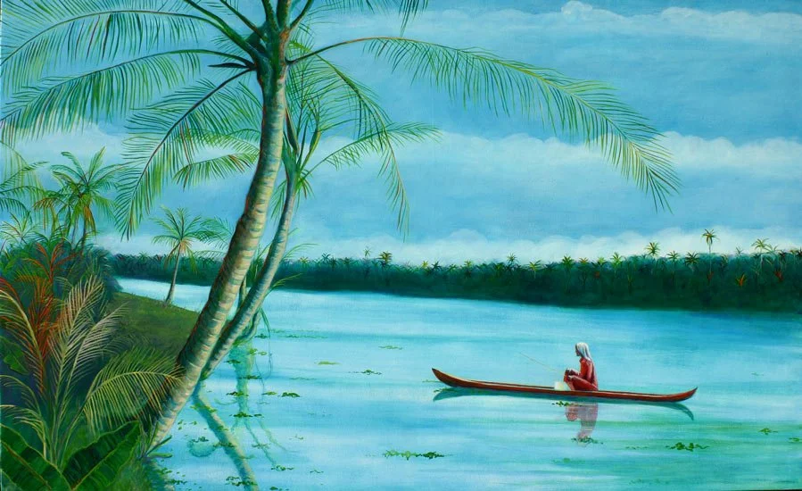 Kerala, Oil on Canvas