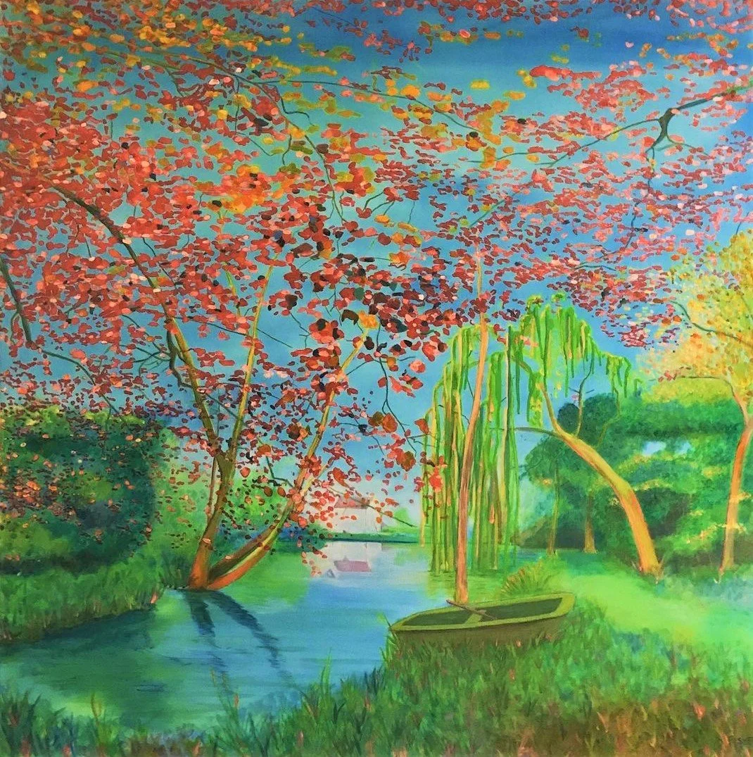 The Lake (2019)
Oil on Linen, 120 x 120 cm (Commission)