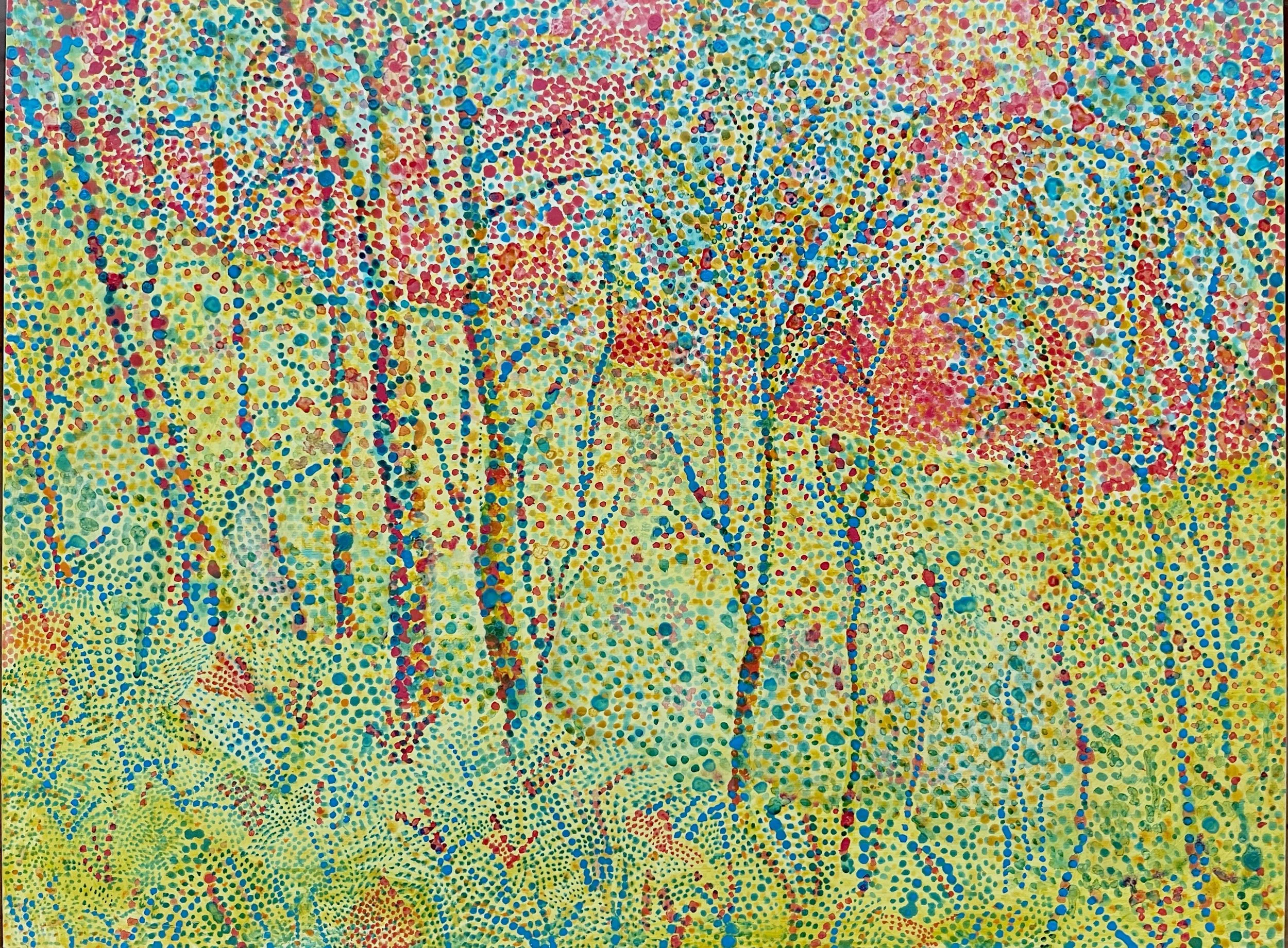 Strathglass I, Oil on cradled gesso panel, 2025, (40  x 30 x 3.8 cm)