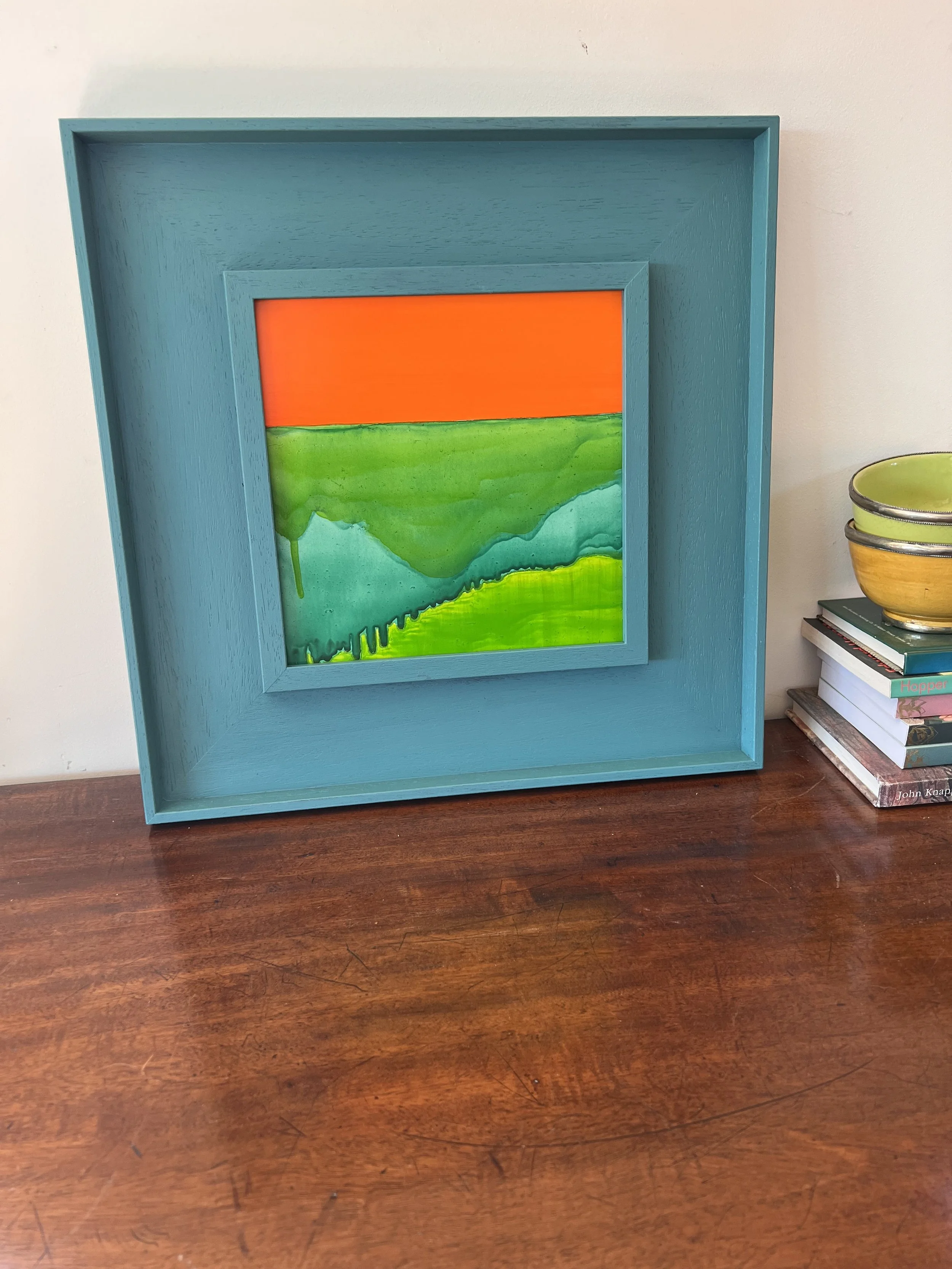 Orange and Green