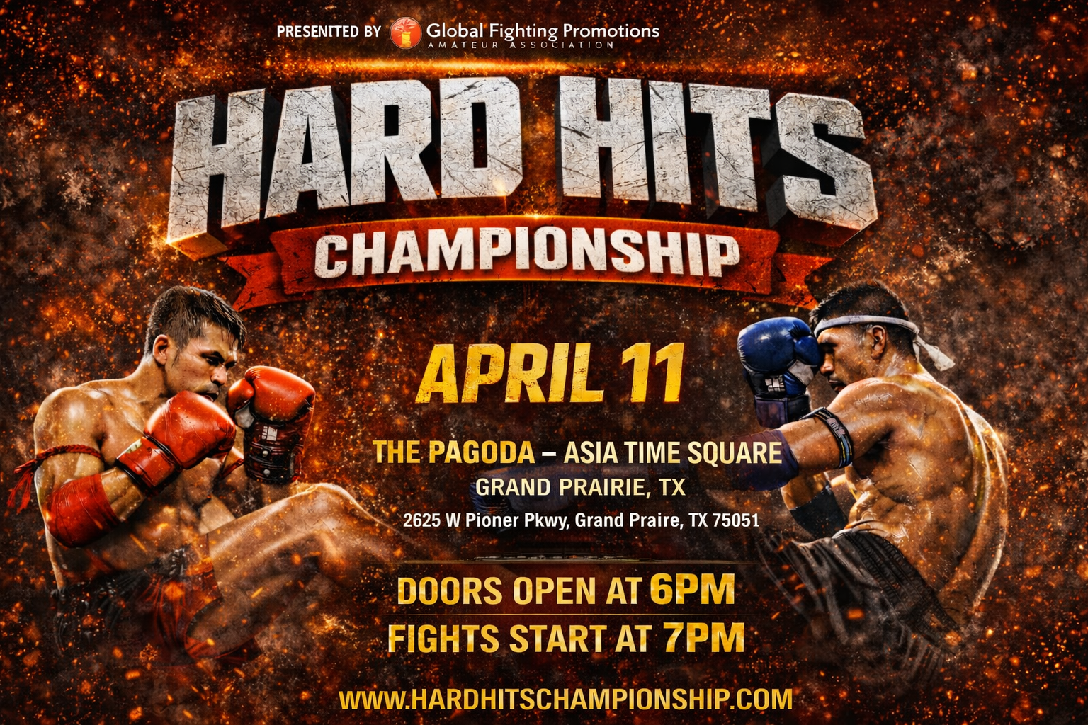 HARD HITS CHAMPIONSHIP MUAY THAI FIGHTING