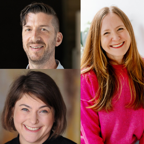Grid of headshots showing Josh Silverman, Margo Stern, and Jen Dionisio.
