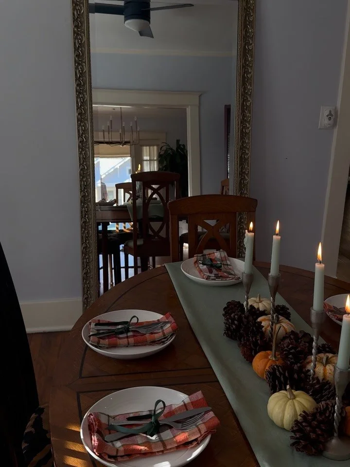 Grateful for every table we gathered around this year🕯️Happy Thanksgiving from the house 🤎