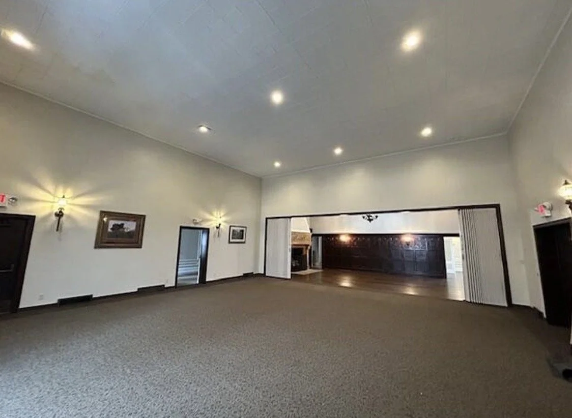 Meeting space rental in Battle Creek, Michigan, rooms available for business meetings, workshops, training sessions, classes, interviews, nonprofit meetings, networking events, small gatherings, photo shoots, and private events in a historic home