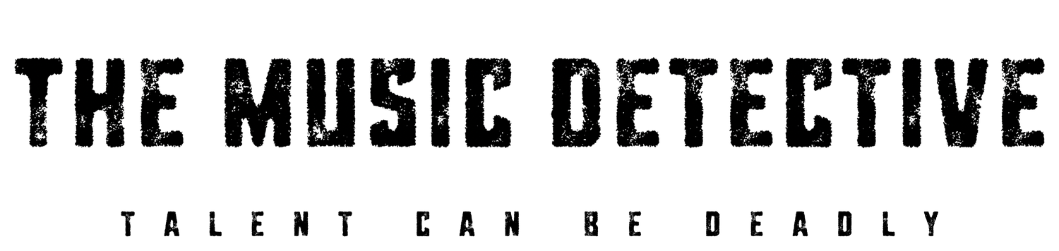 The Music Detective title graphic — six-part psychological mystery from Gloamlight Media