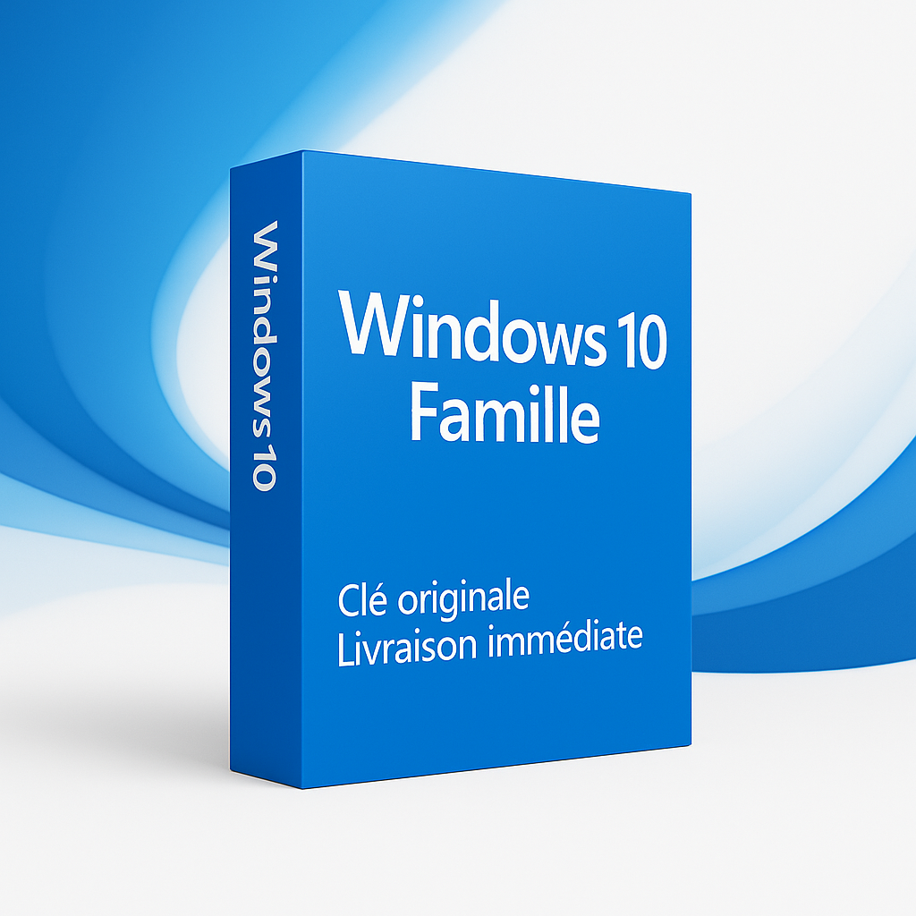 Clé d'activation Windows 10 Famille