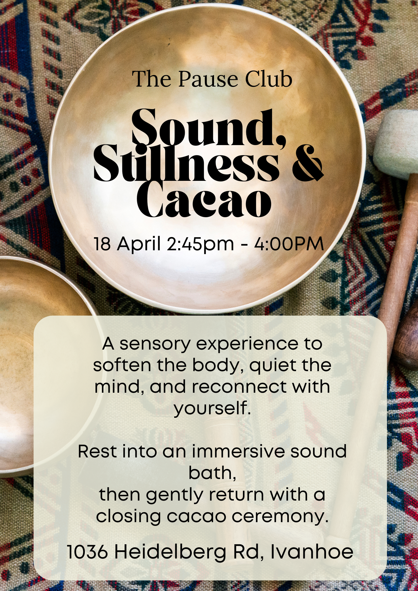 New Moon Alchemy: Sound, Cacao &amp; Reiki