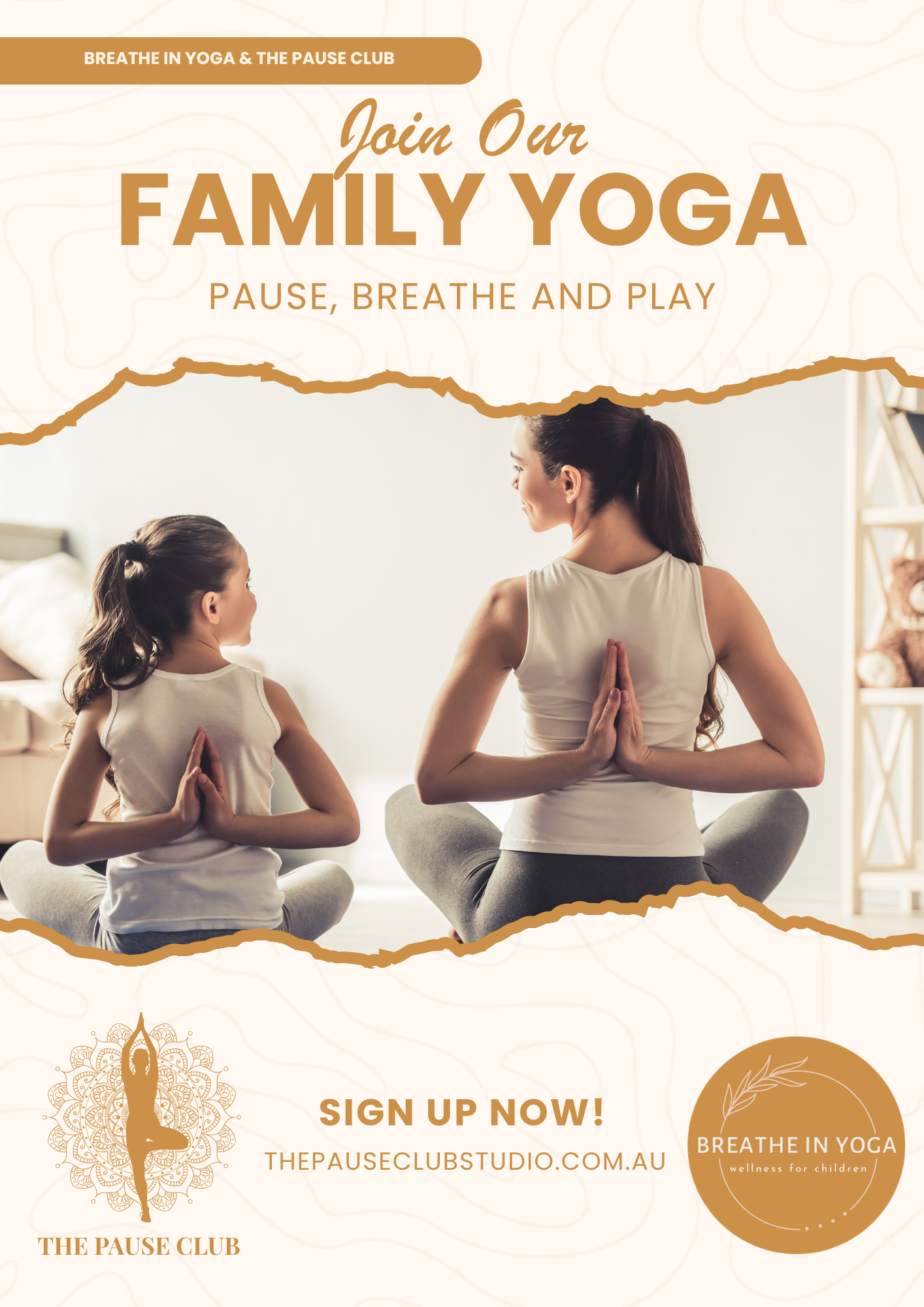 Family Yoga - Pause, Breathe & laugh