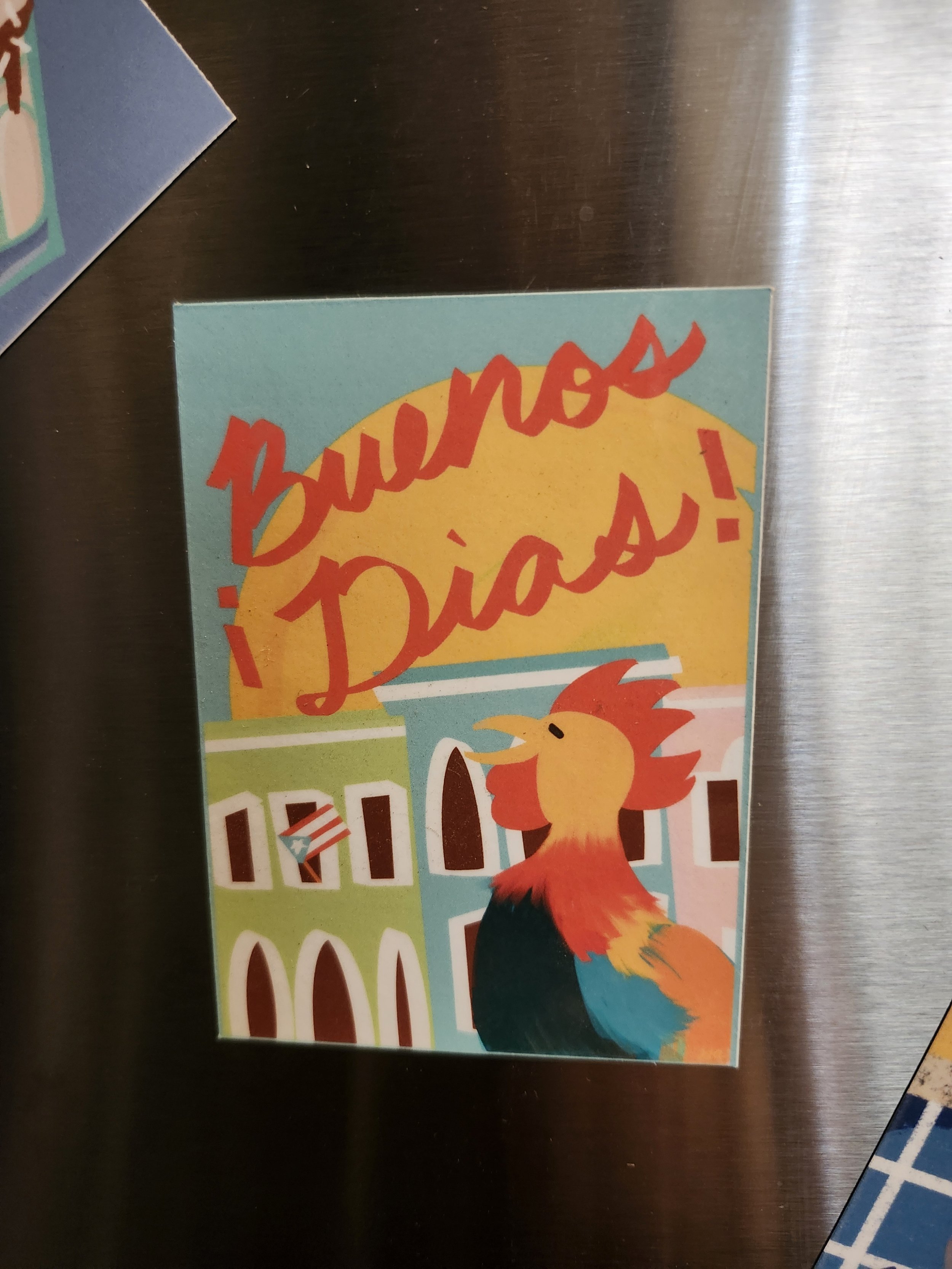 Buenos Dias Puerto Rico Decorative Magnet