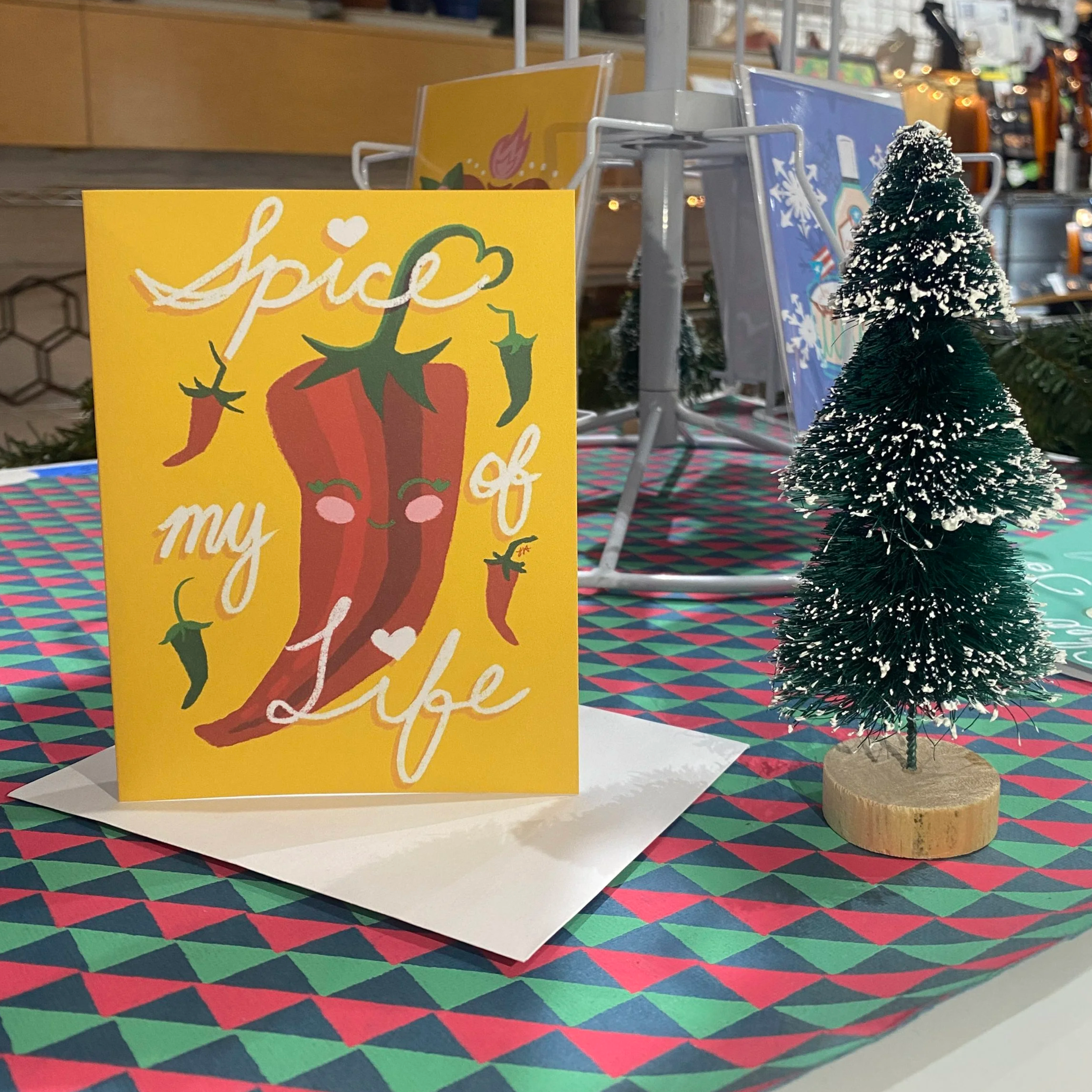 Spice of My Life Chili Pepper Greeting Card