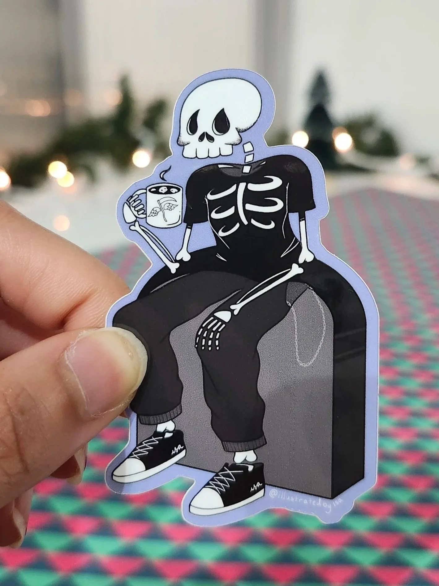 "Bones" Vinyl Sticker