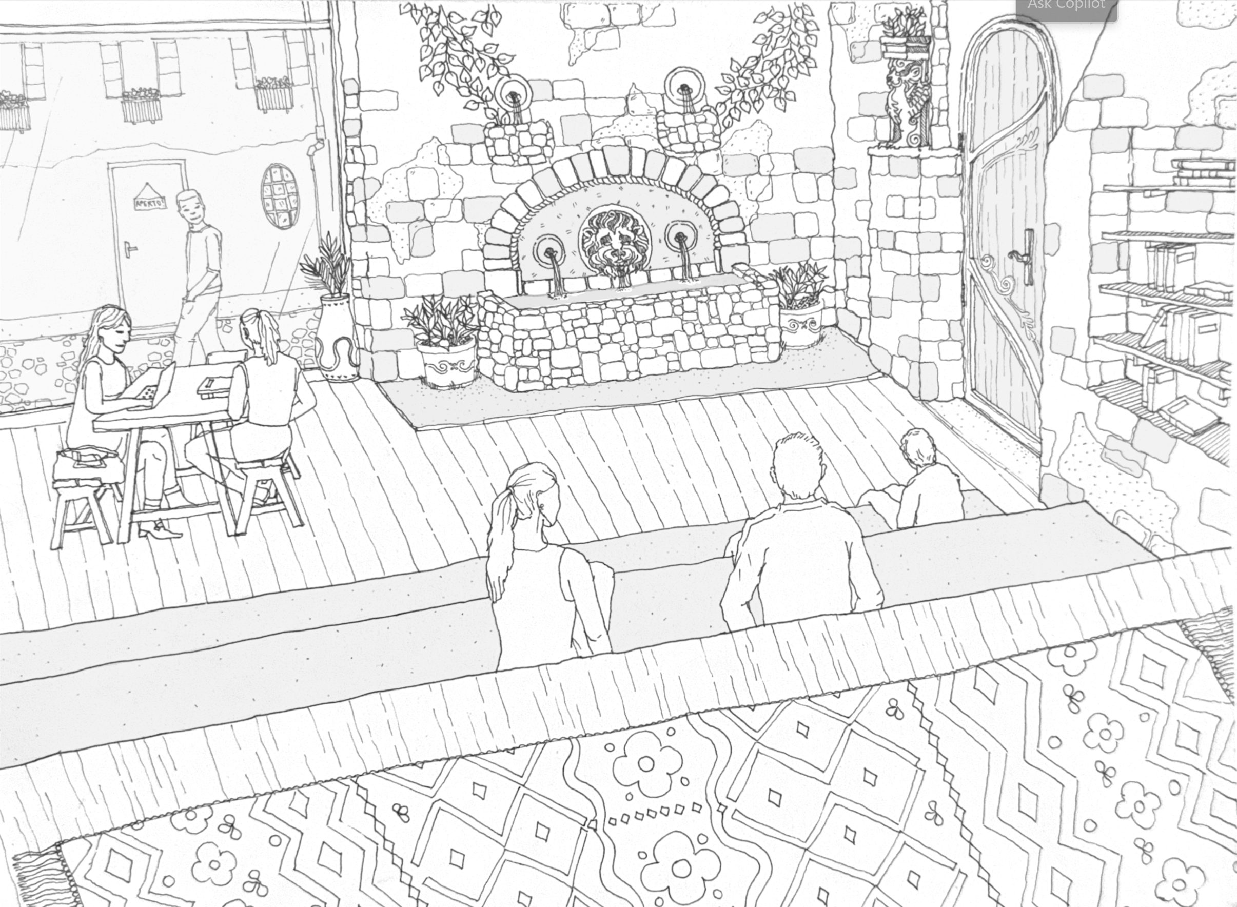 Hand-drawn Render