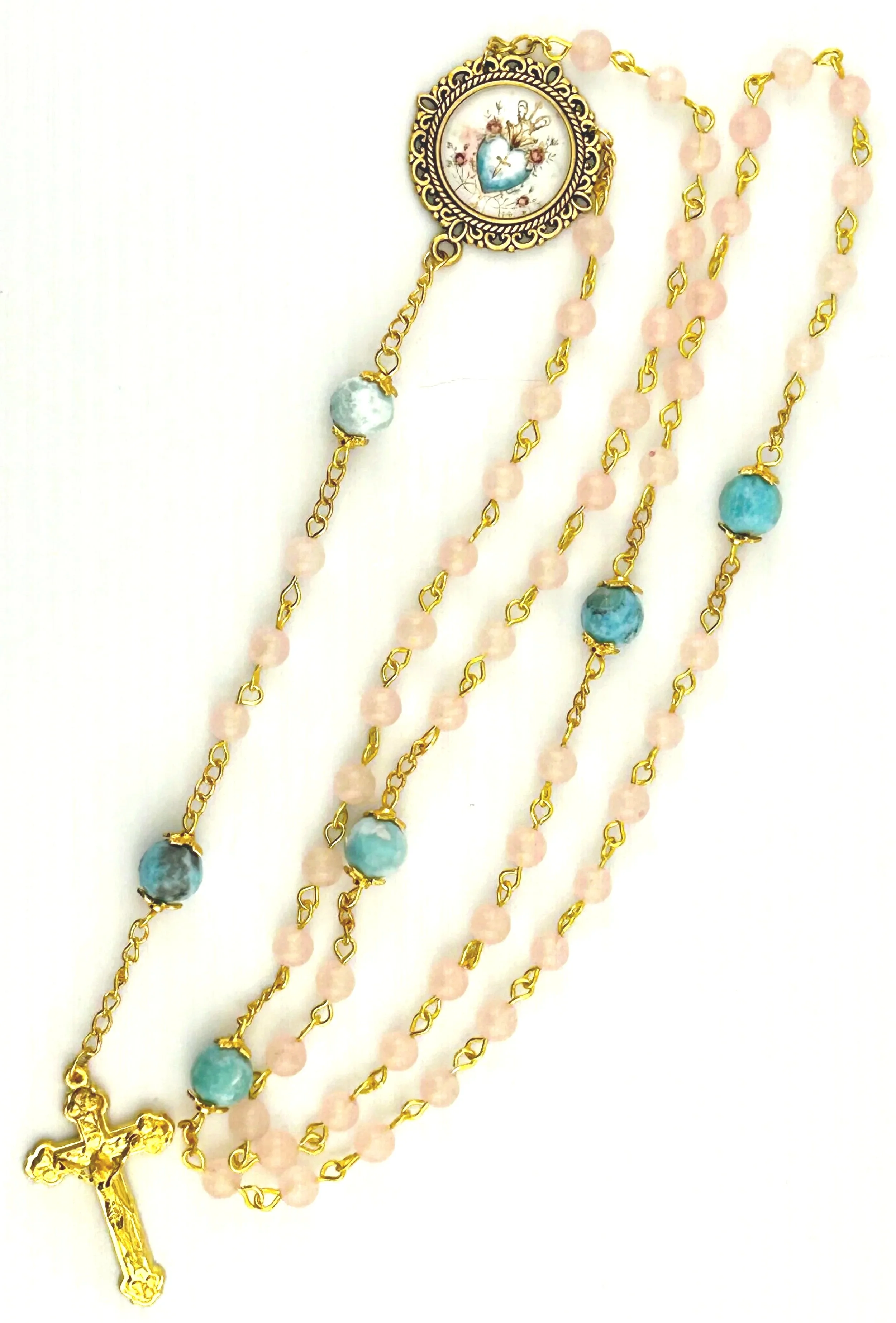 (Blue) Immaculate Heart Rosary 2.0