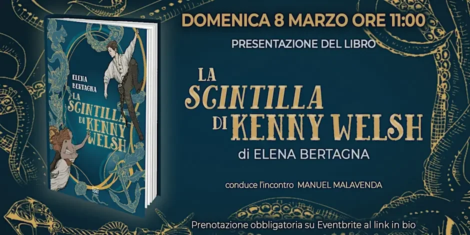 Presentazione in libreria “La scintilla di Kenny Welsh”