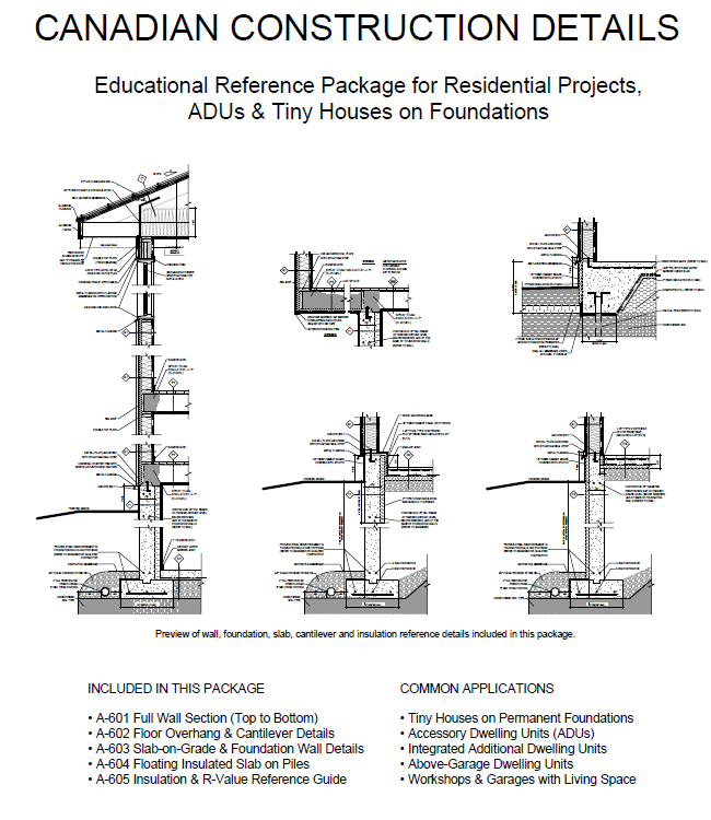 Canadian Construction Details – Educational Reference Package