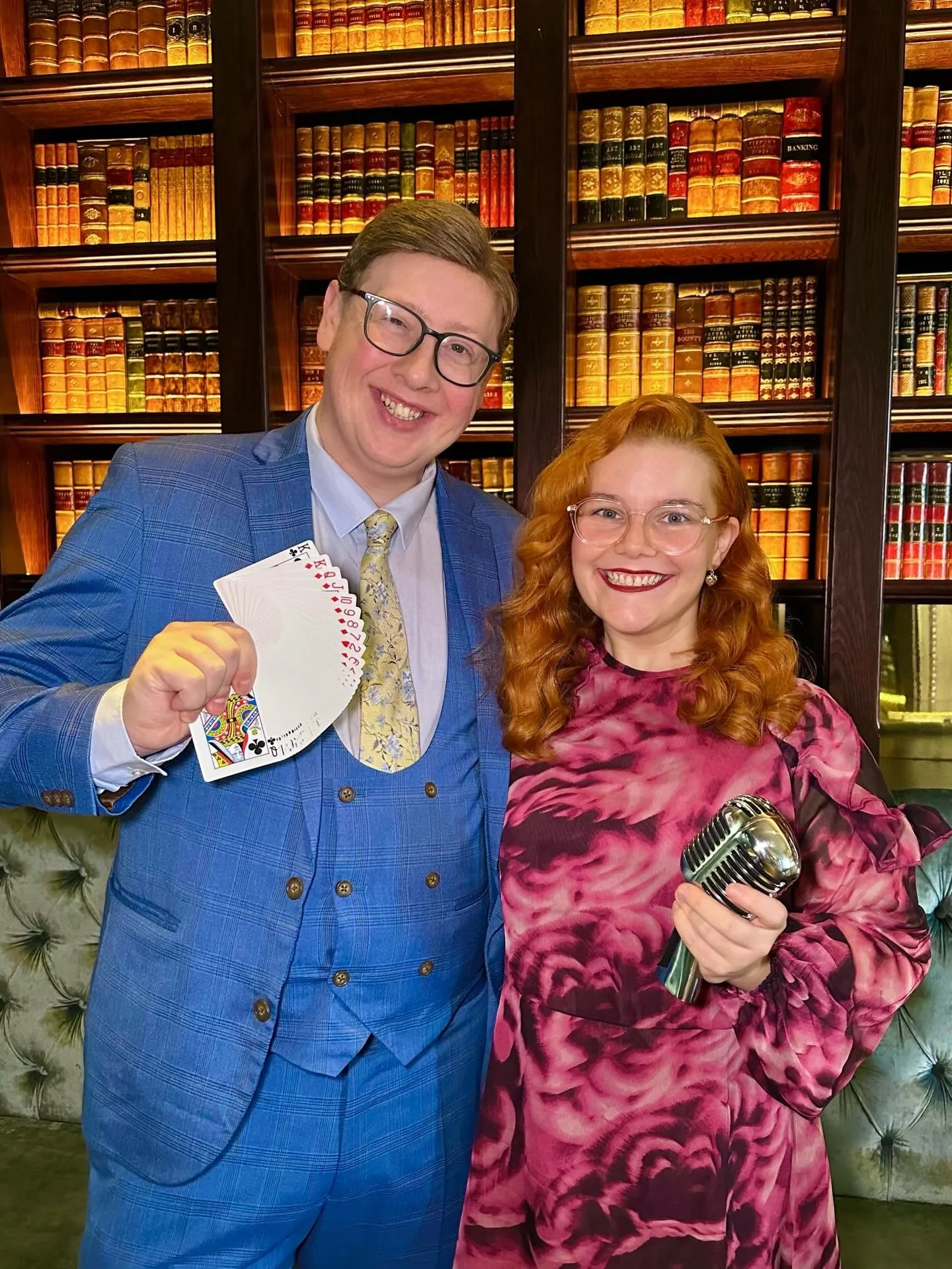 Today we&rsquo;re at the beautiful Boclair House for Lauren and Martin&rsquo;s special day. Super excited to bring that Magic &amp; Music sparkle to their drinks reception. It&rsquo;s going to be a fabulous day! ❤️✨