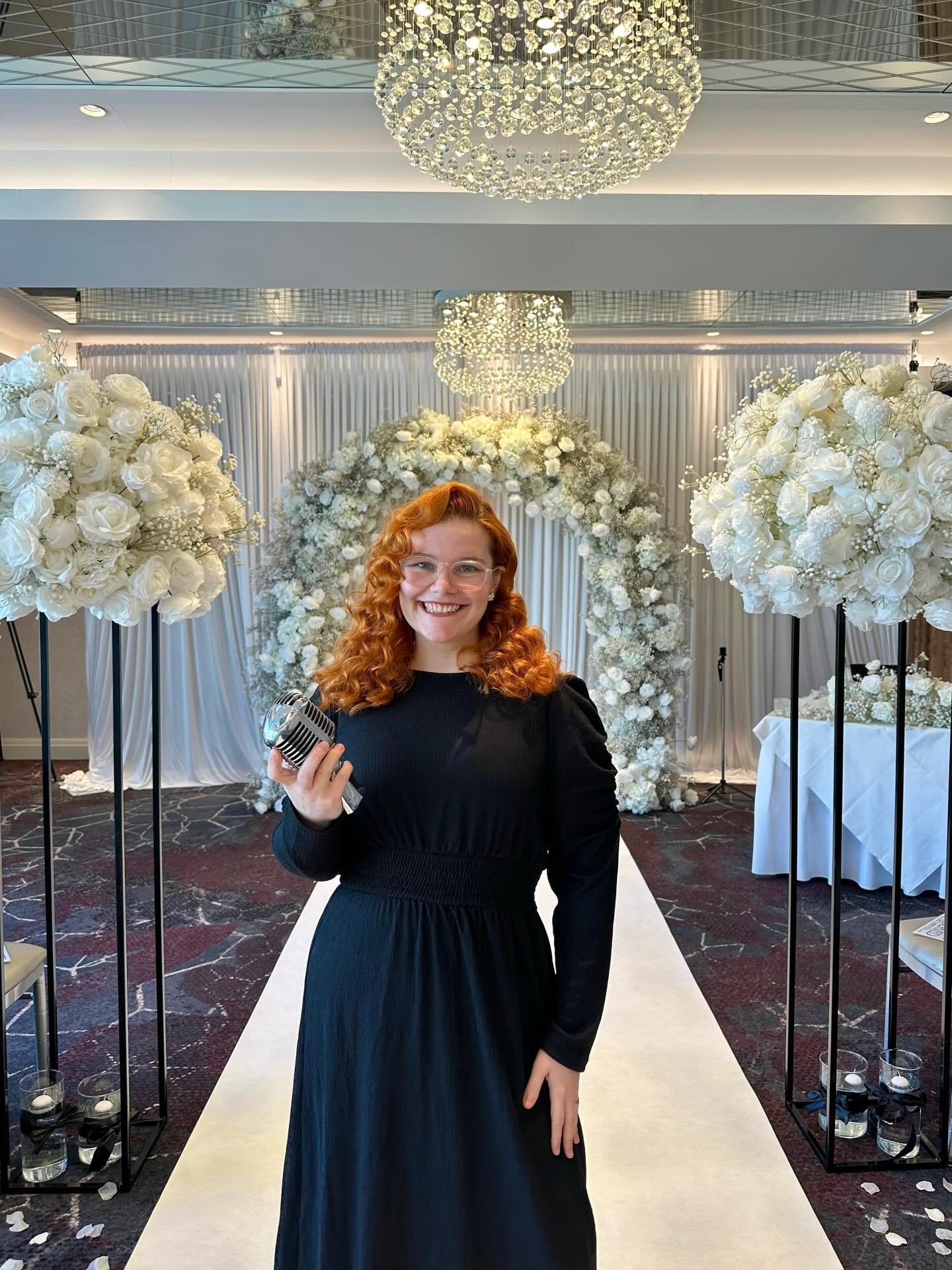 What a beautiful setup today for Jasmine &amp; Kieran&rsquo;s wedding at the wonderful Dalmeny Park House Hotel 🤍

I can&rsquo;t wait to sing for their I do&rsquo;s and keep the celebrations flowing into their drinks reception 🥂