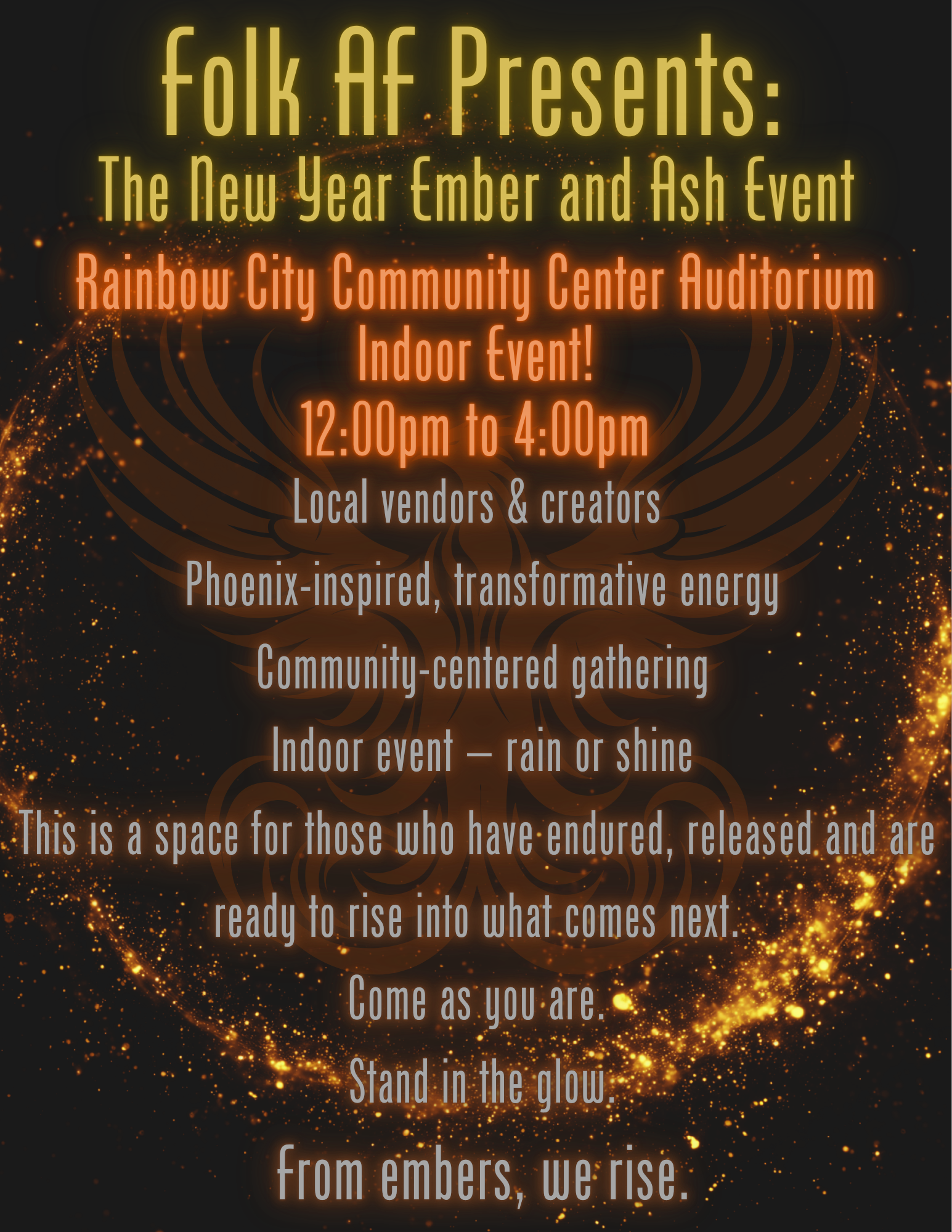 Embers and Ash Vendor Event