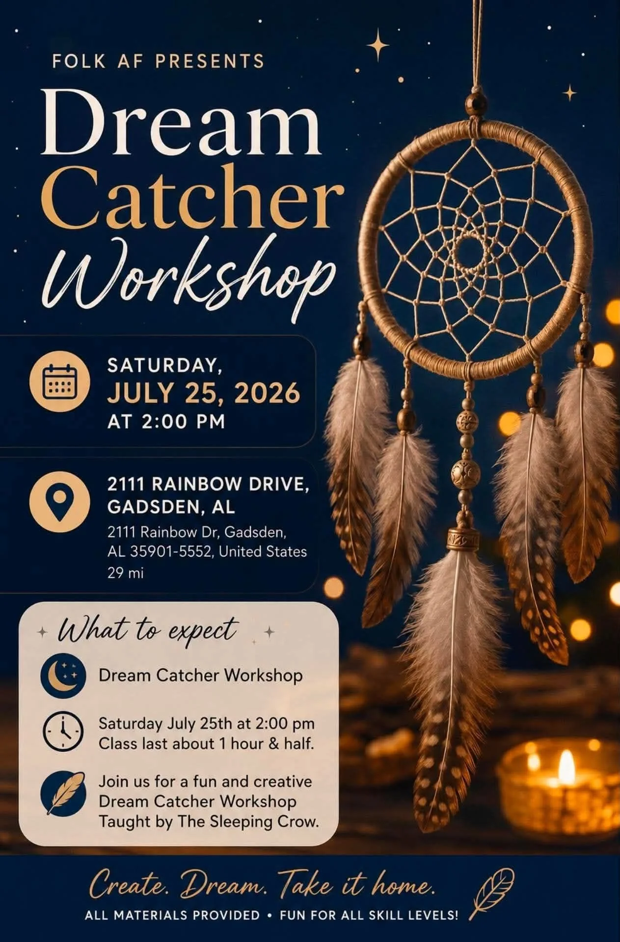 Dream Catcher Workshop