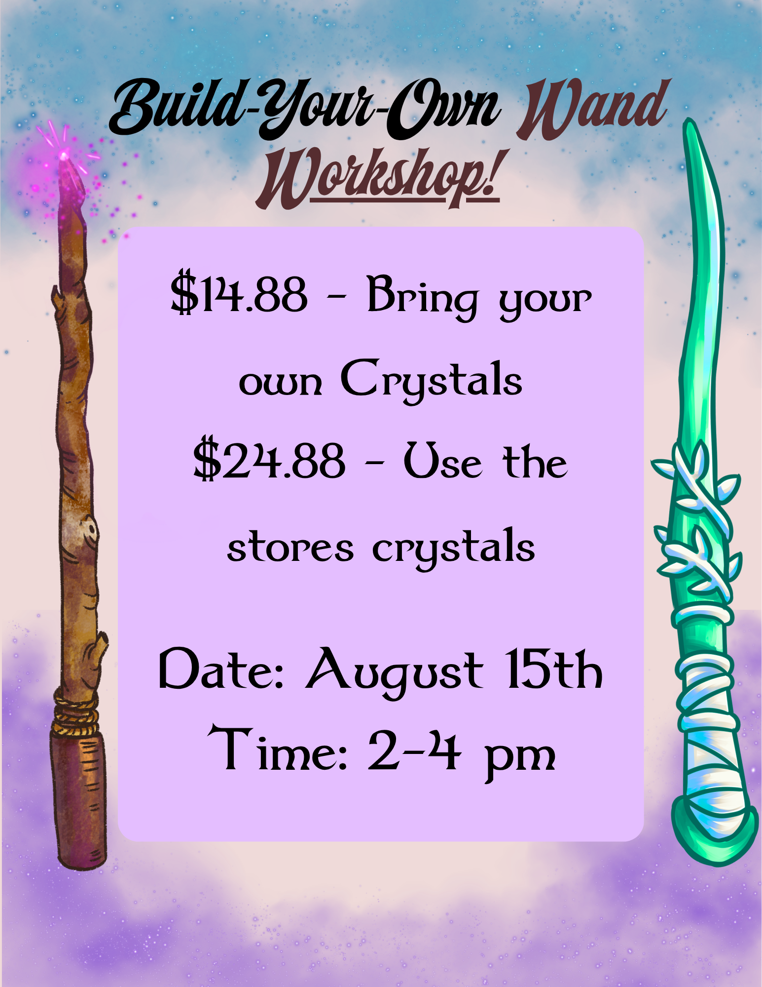Build-Your-Own Wand Workshop