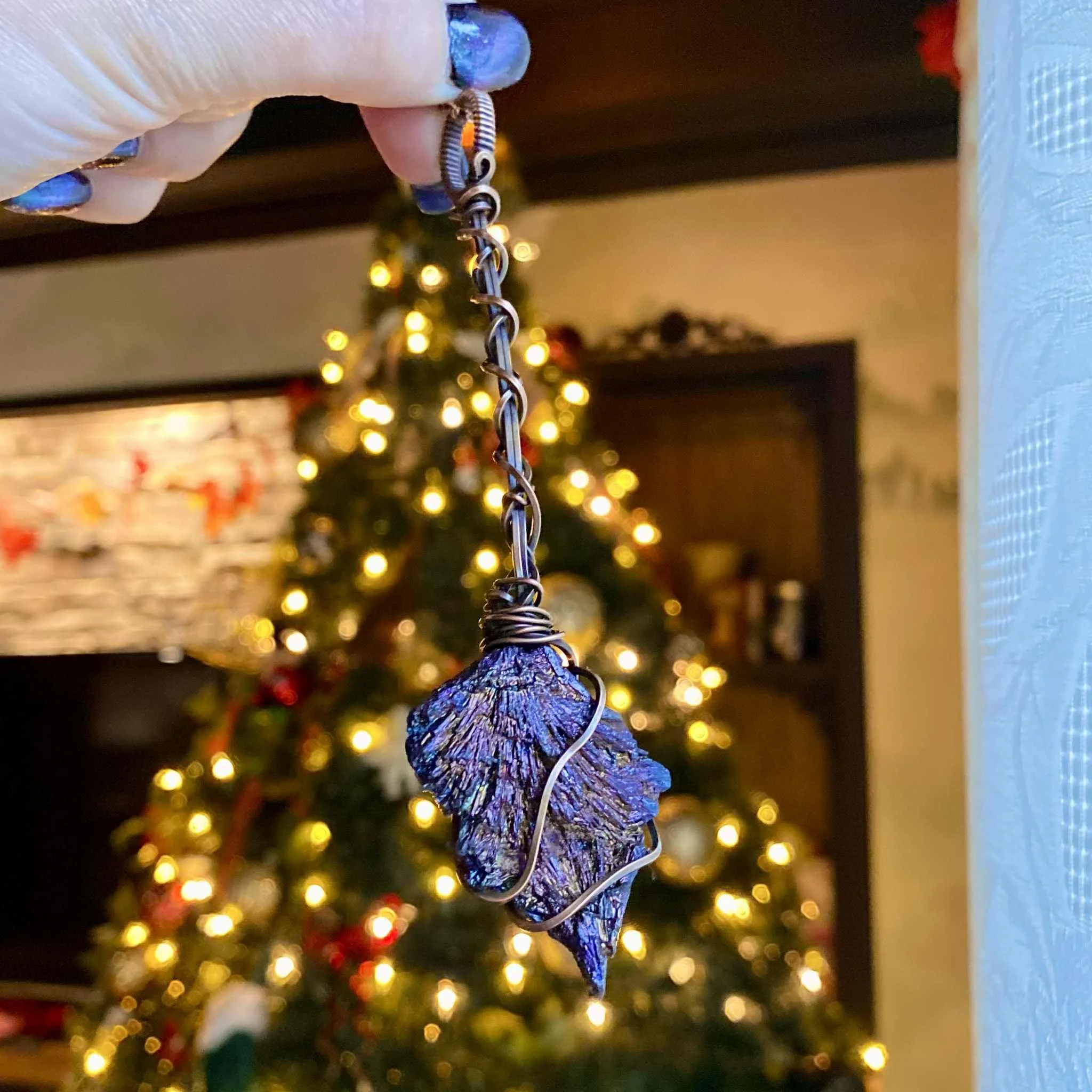 Witch’s Broom Raw Crystal Necklace