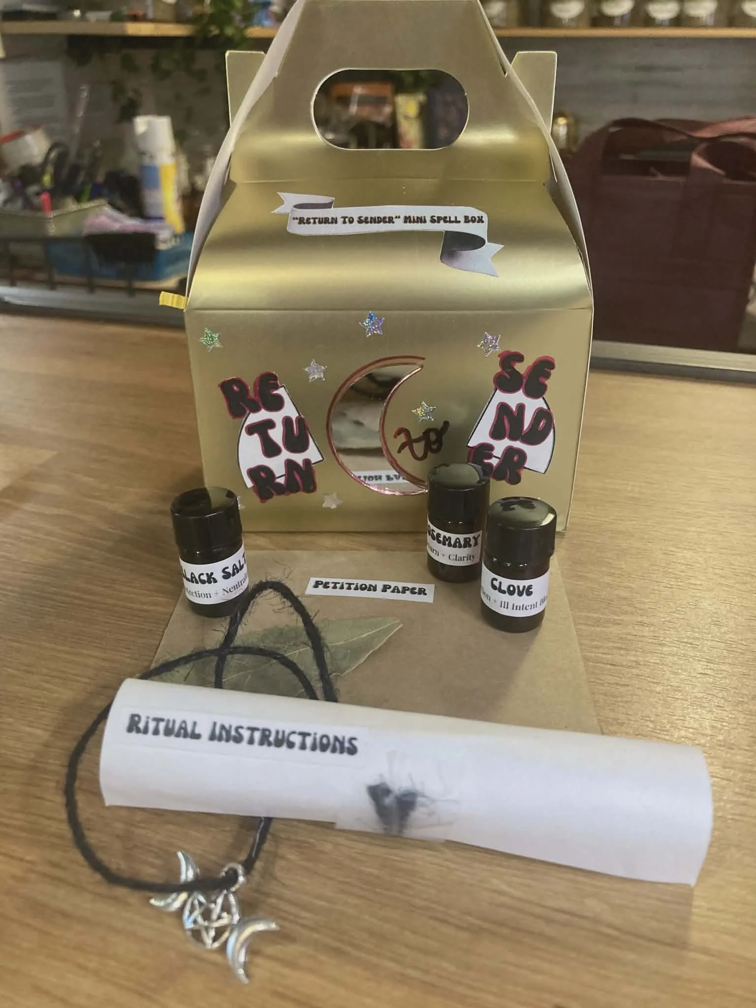 Return to Sender Mini Spell Box
