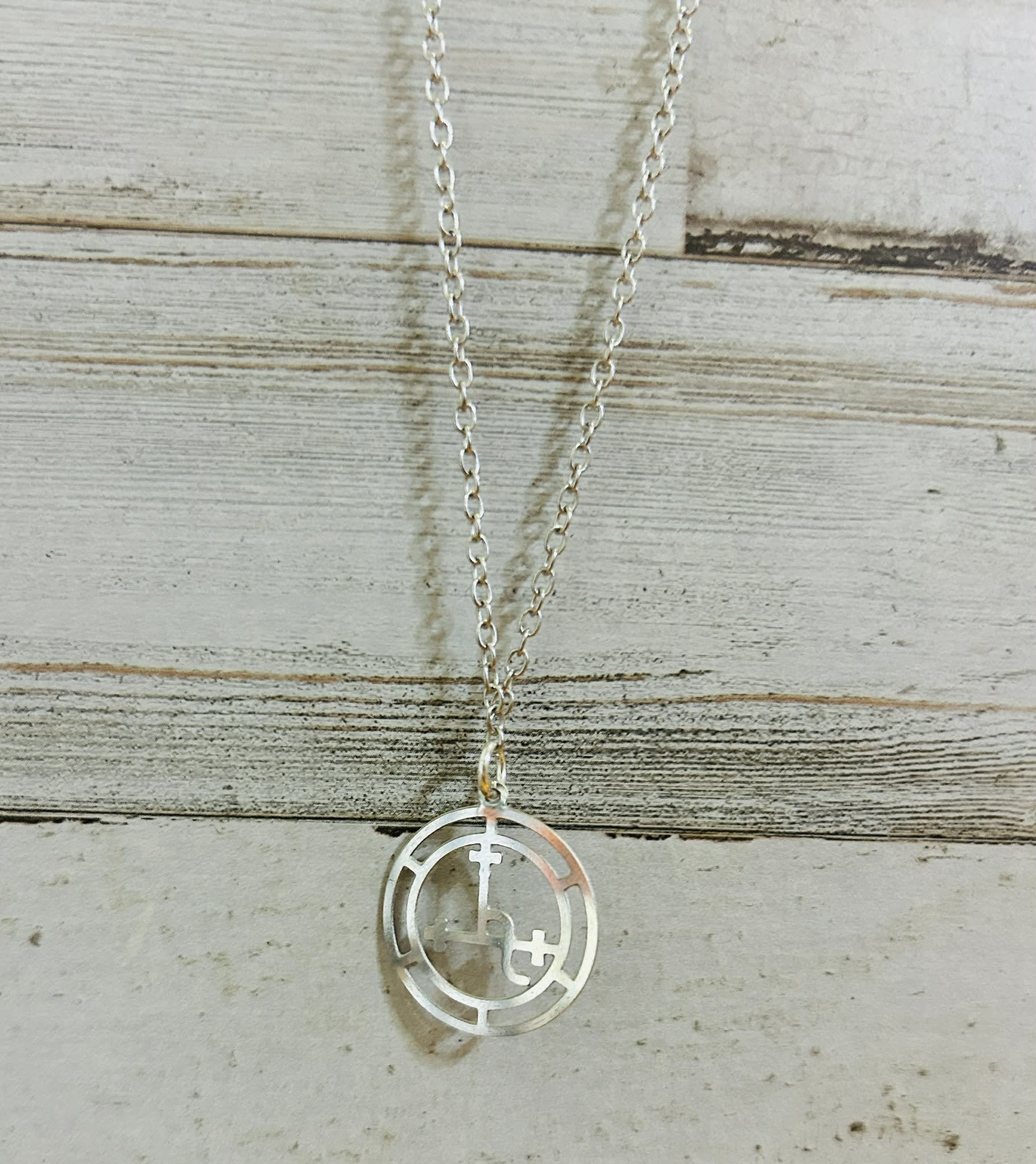 Lilith Circle Pendant Necklace