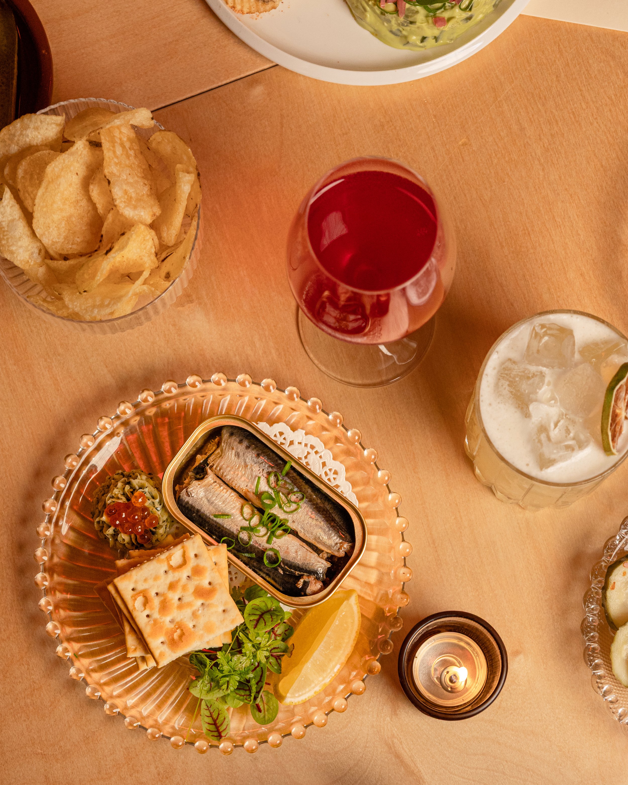 Interior of Bar Mini cocktail wine and snack bar in Leslieville Toronto