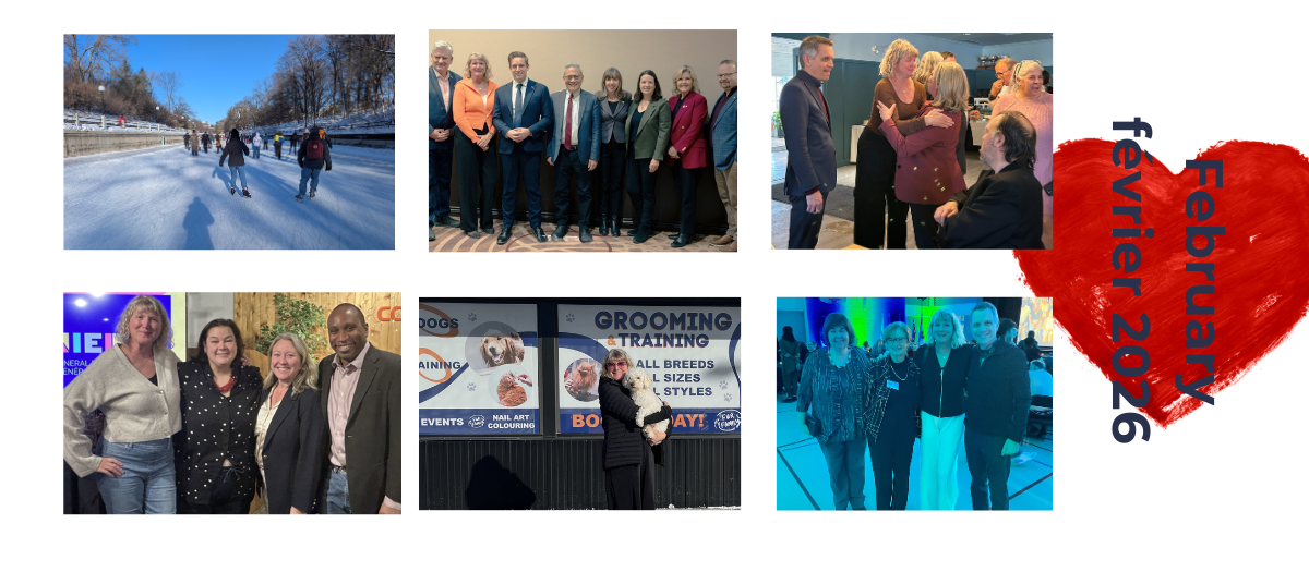 Winterlude, the Liberal caucus at ROMA, Mona Fortier's New Year's Levée, Vanier BIA AGM, Fur Family Community and Dog Training Centre, 6th anniversary of La Maison de la Francophonie