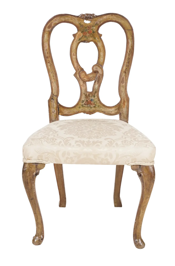 Antique 19th C Venetian Side Chair