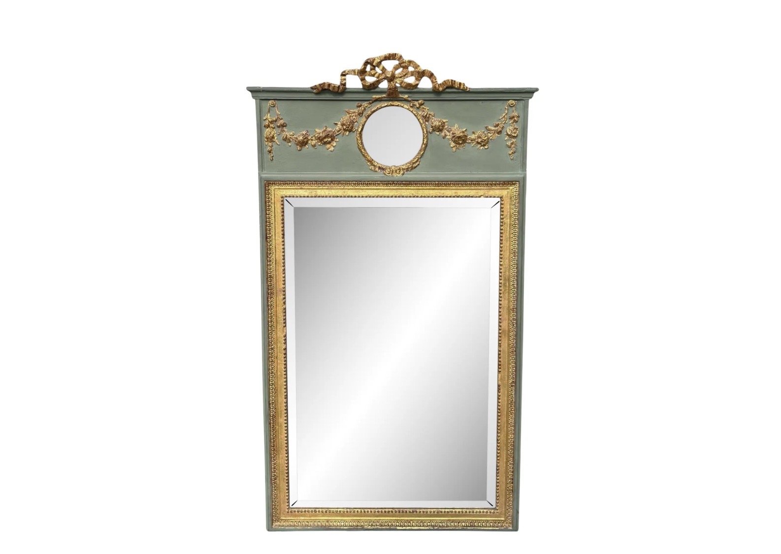 Antique 19c Louis XVI Style Neoclassical Mirror