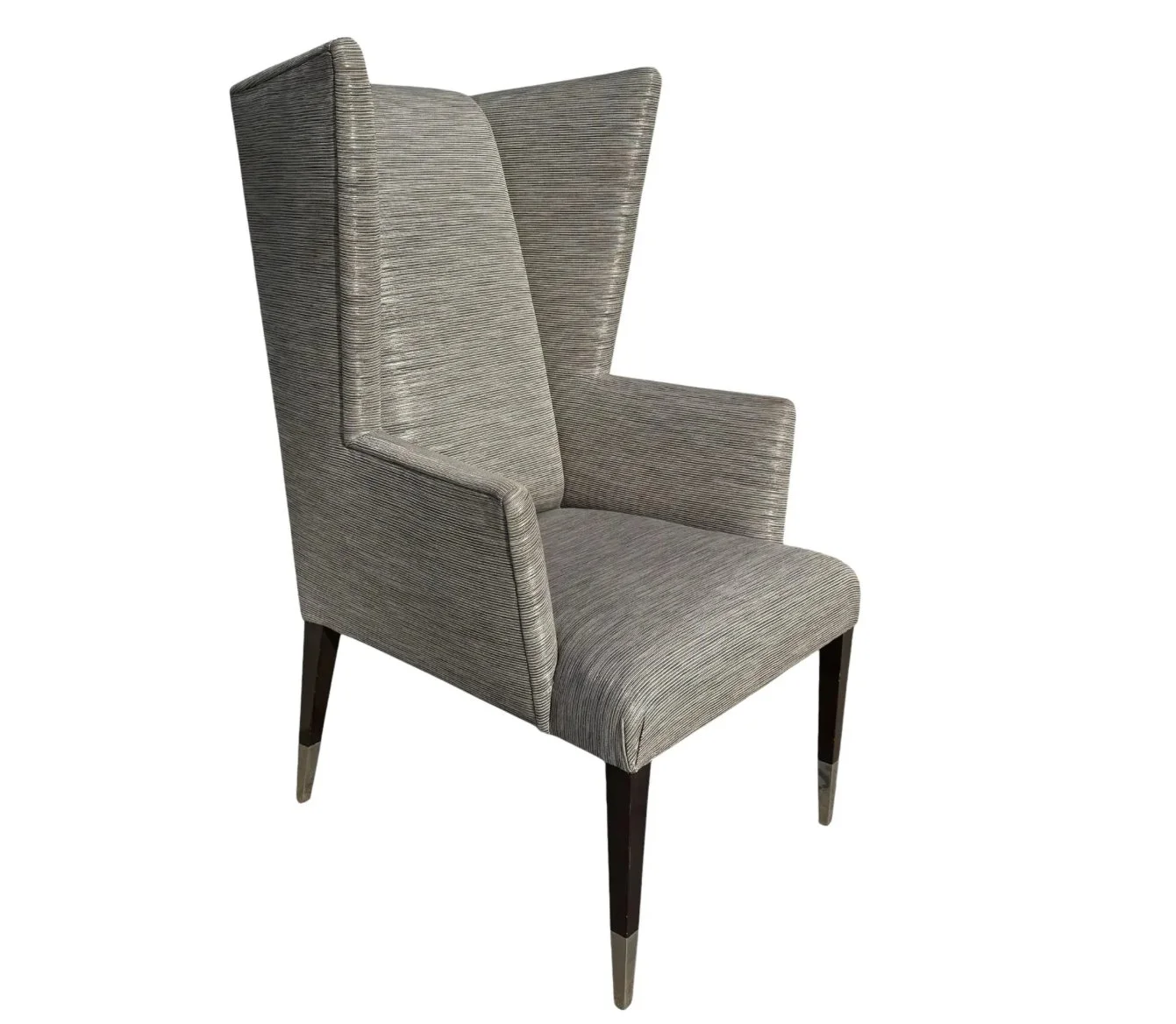 J. Robert Scott Modern Designer Wing Back Arm Chair