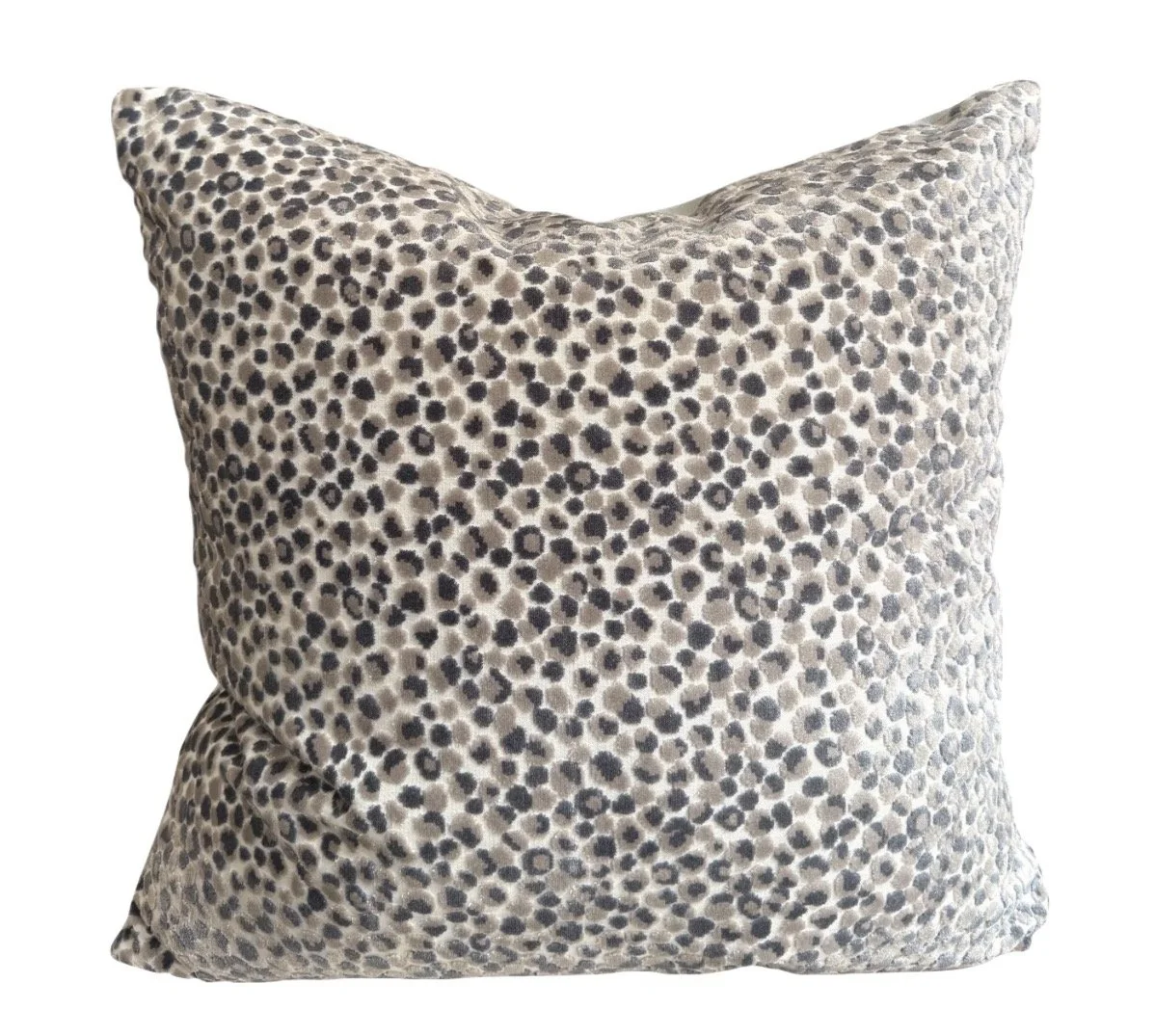 Nancy Corzine Cheetah Cut Velvet Down Pillow