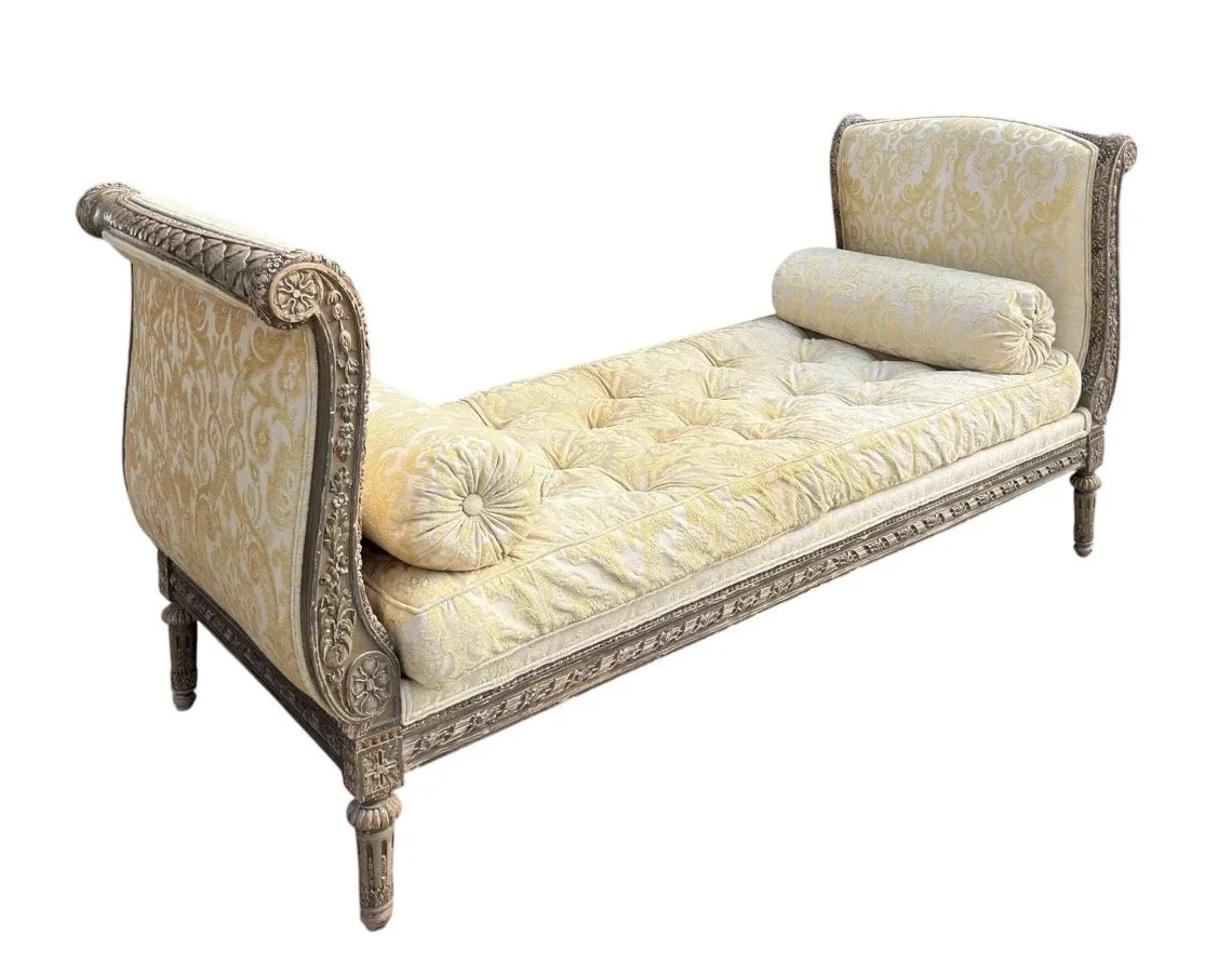 Antique Swedish Récamier Style Chaise Daybed Sofa
