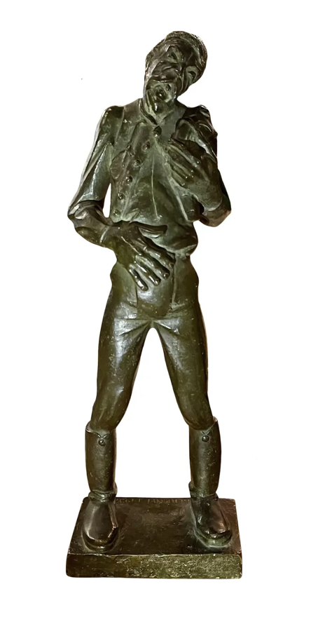 Antique Hungarian Bronze Sculpture by Kerenyi