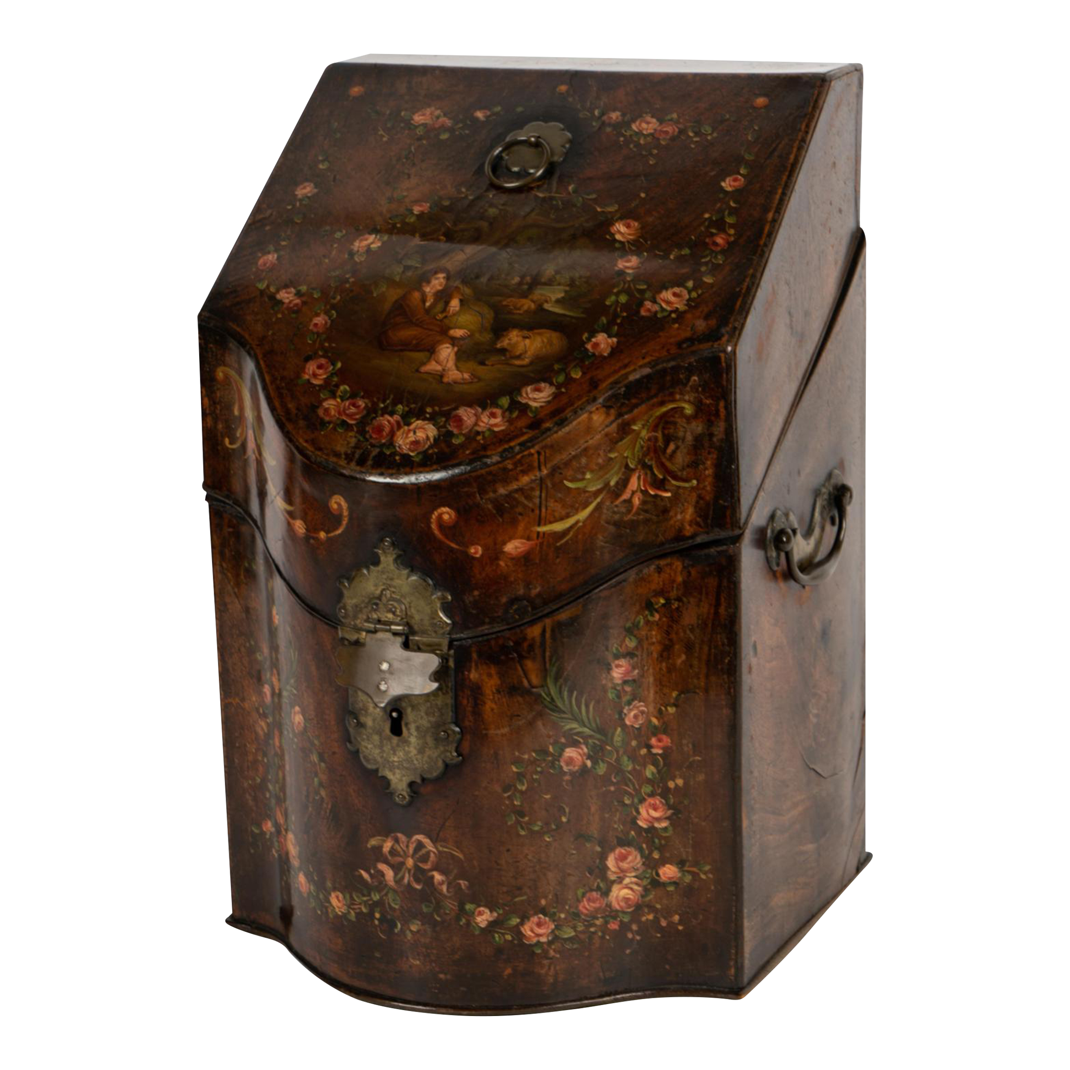antique-english-angelica-kauffman-hand-painted-letter-box-3842