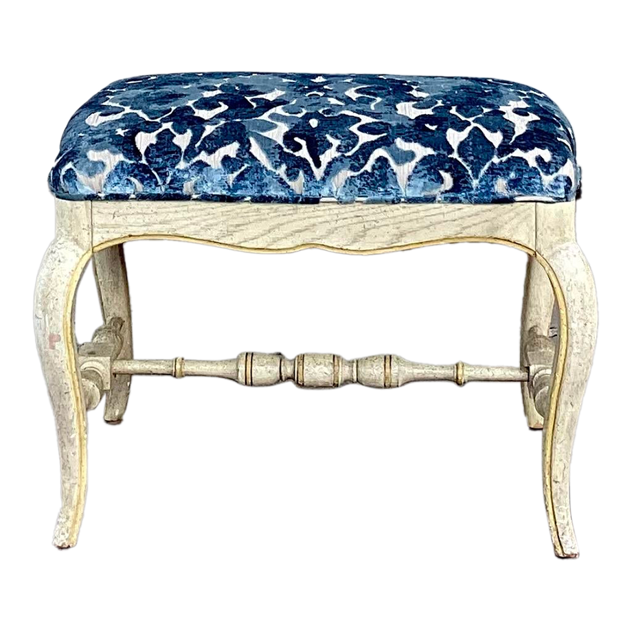 vintage-cut-velvet-french-country-upholstered-footstool-ottoman-6147