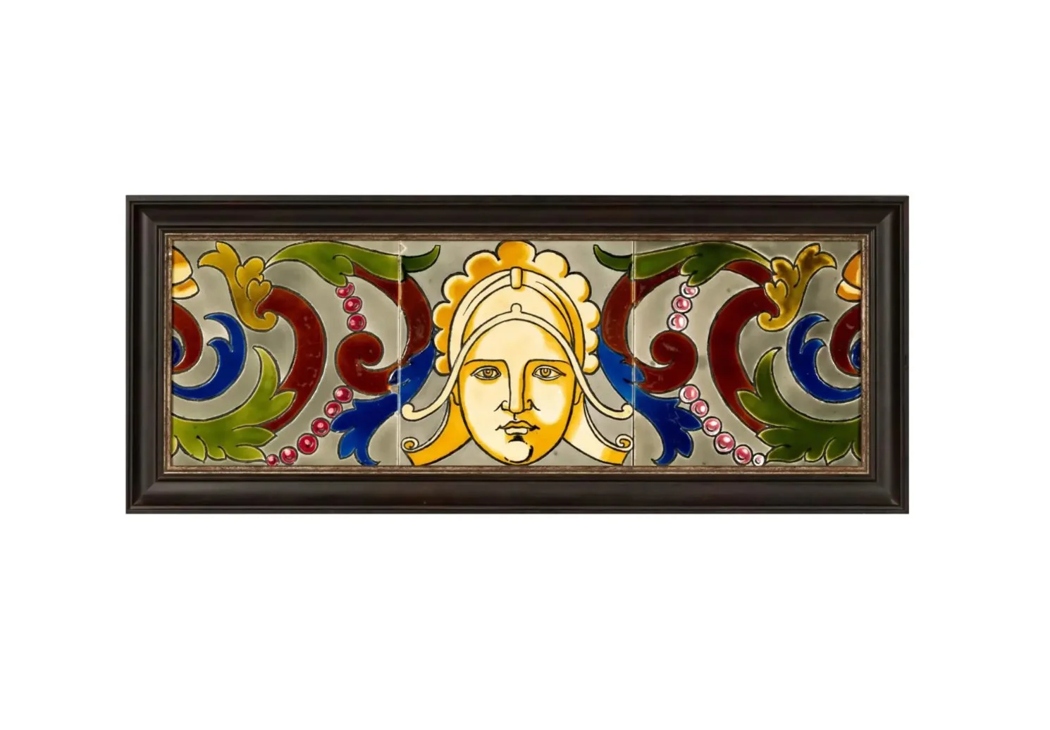 Art Nouveau Tile Panel Utschneider Sarreguemines C 1905