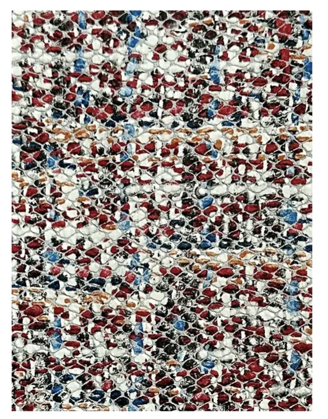Pavoni Luxury Parisian Leather - 2 Multicolor Cobra Embossed Hides
