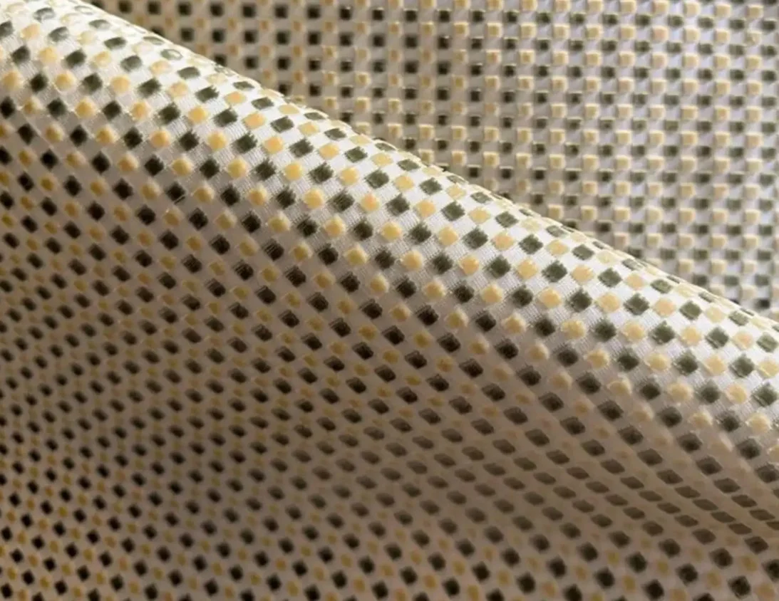 Decor De Paris Designer Silk Cut Velvet Fabric Mint Green - By the Yard