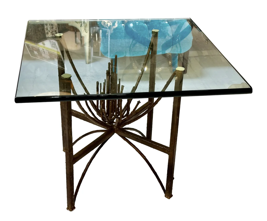 Mid Century Modern Brutalist Sculptural Table