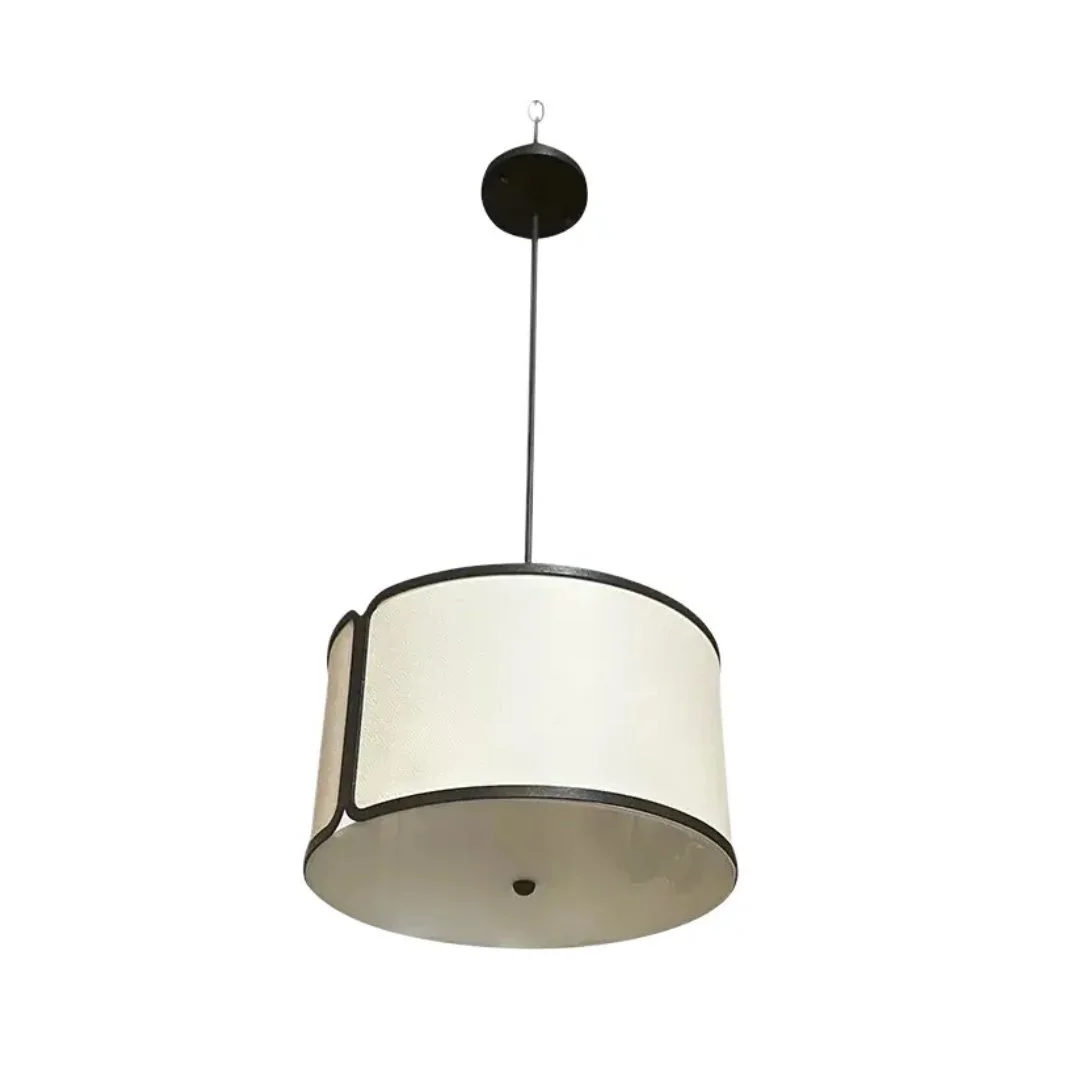 Mordern Paul Ferrante Bronze Patinated Pendent Chandelier