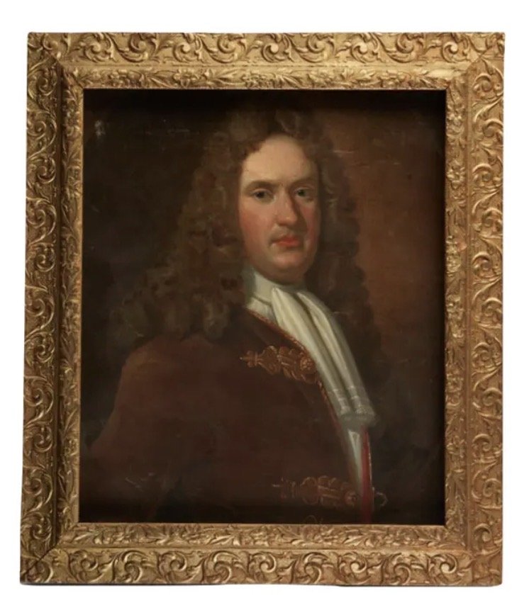 Antique 18c British School Portrait of a Gentleman