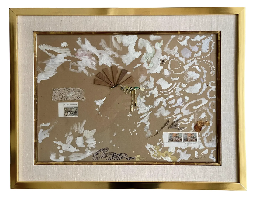 Original Andrea Tana Mixed Media Expressionist Painting