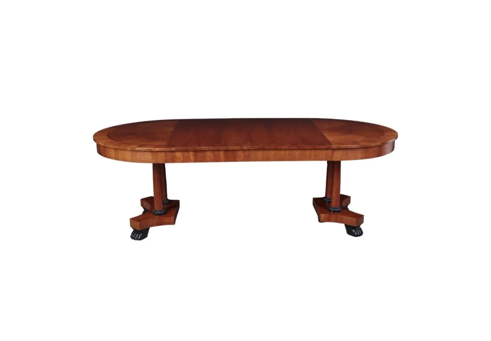 Biedermeier Style Baker Furniture Company 46 to 90” Extension Dining Table