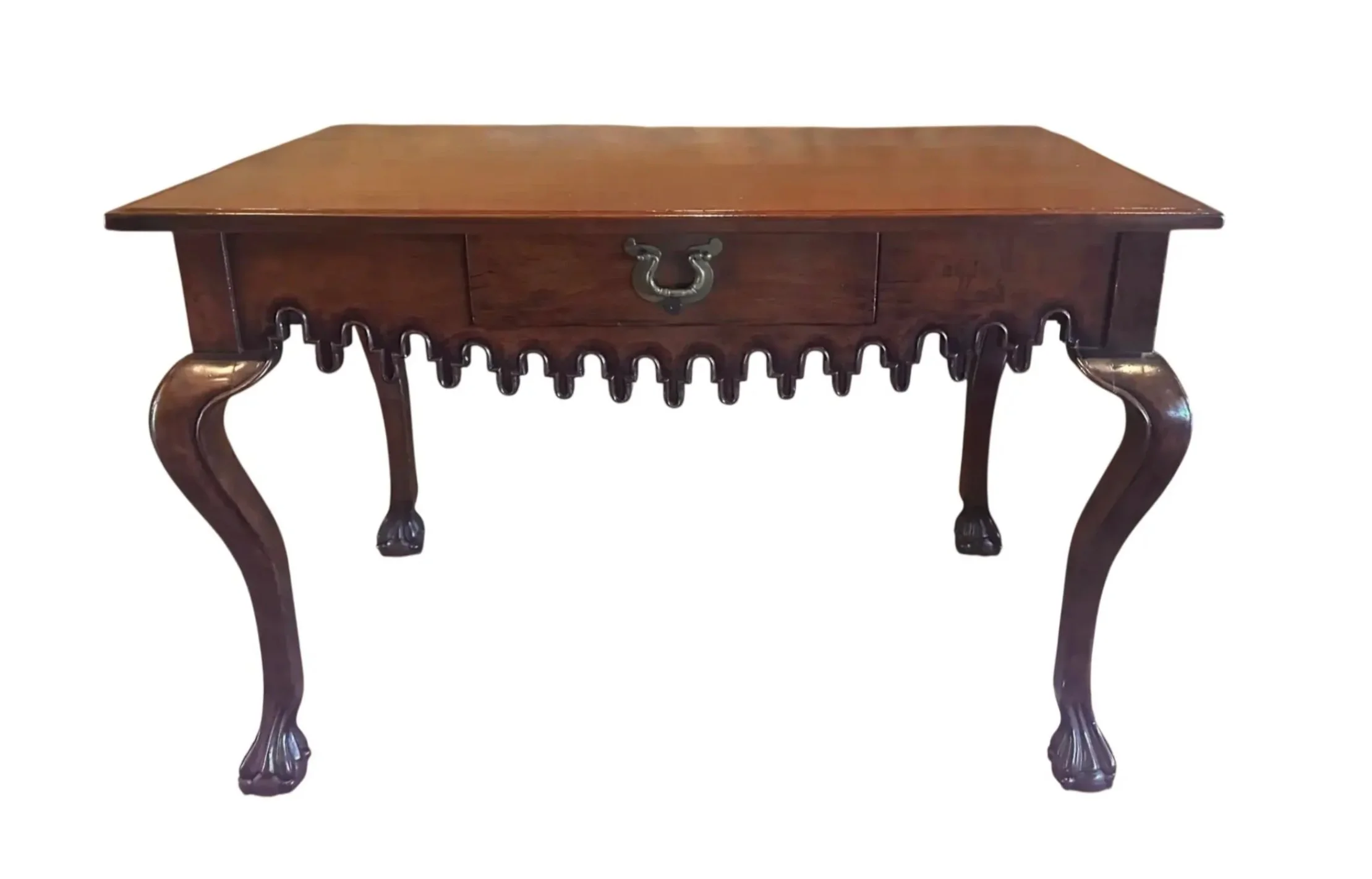 18th C Style Gregorius Pineo French Country Console Table Desk