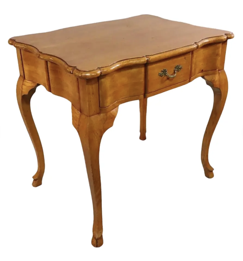18th C Style William Switzer French Country Side End Table Desk