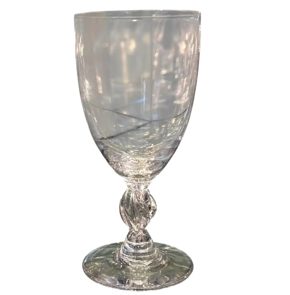 Signed Lalique French Crystal Port Wine Stem - 1 of 10