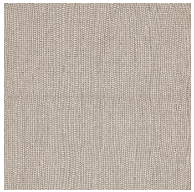 Modern Nancy Corzine Triste Silk Fabric in Ivory - by the Yard