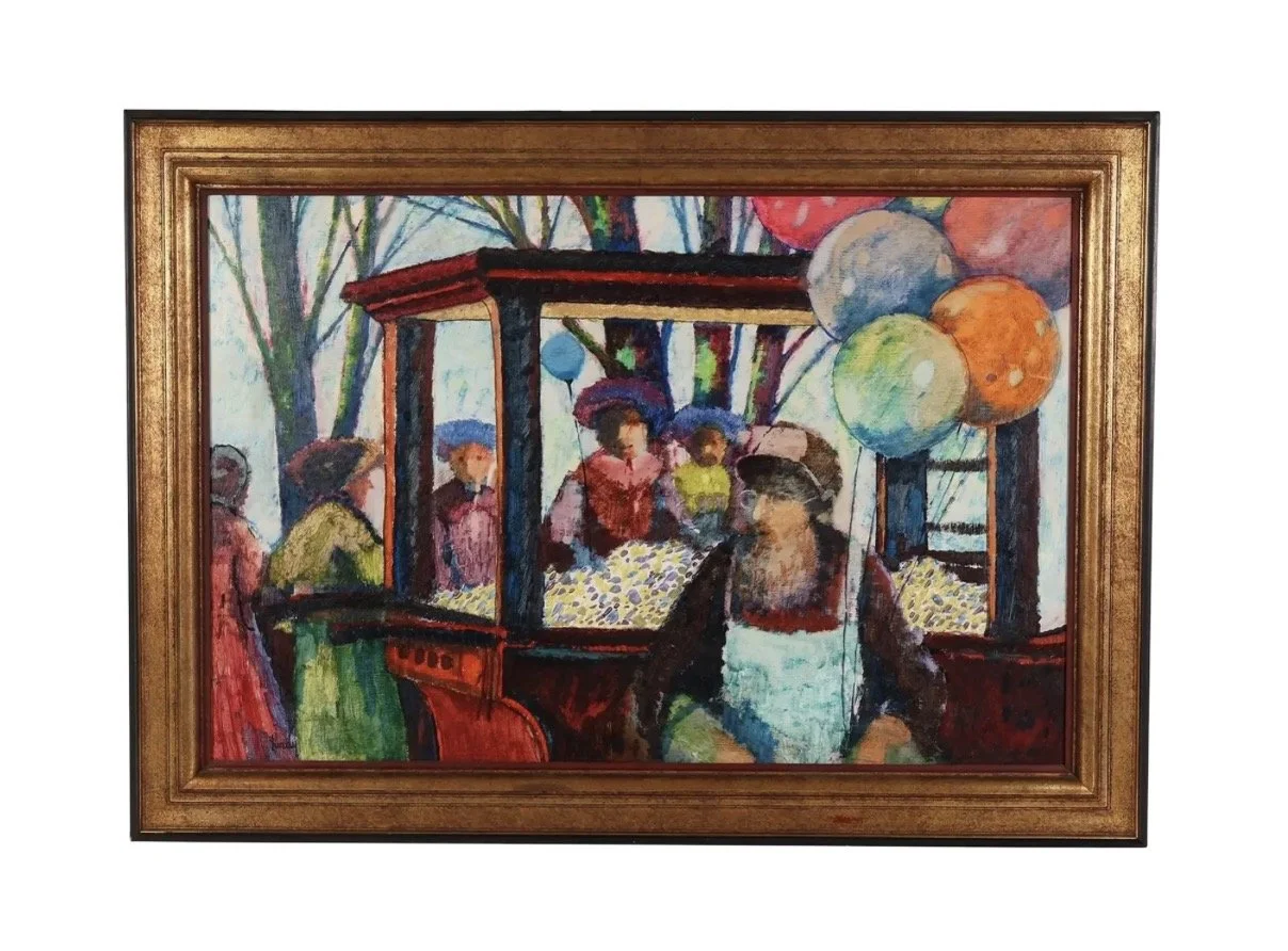 1960’s Donald Roy Purdy Modernist Oil Painting